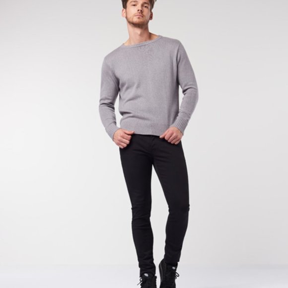 Men's Knit Sweater GREY (MKS) - Picture 2 of 13